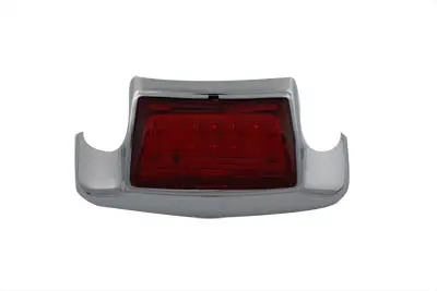 Red Led Rear Fender Lamp Tip With Light - V-Twin Mfg. 1