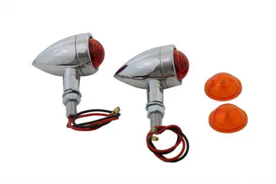 Mini Speeder Bullet Style Marker Lamp Set - V-Twin Mfg. 1