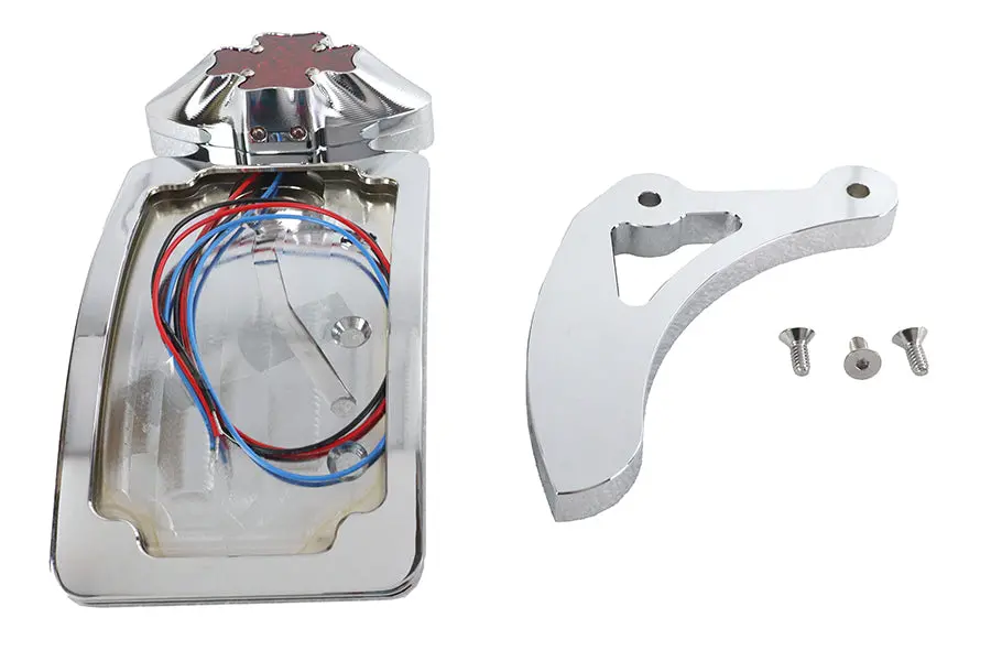 Chrome Maltese Tail Lamp Assembly - V-Twin Mfg. 1
