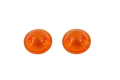 Mini Bullet Marker Lamp Amber Lens - V-Twin Mfg. 1