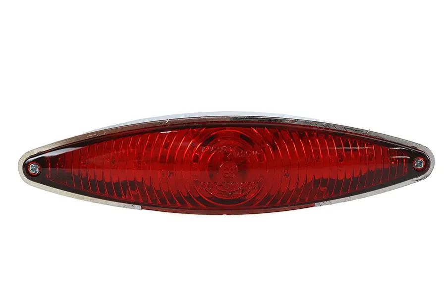 Chrome Snake Eye Style Led Tail Lamp - V-Twin Mfg. 1