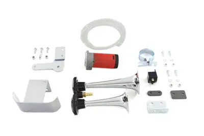 Chrome Universal Air Horn Kit - V-Twin Mfg. 1