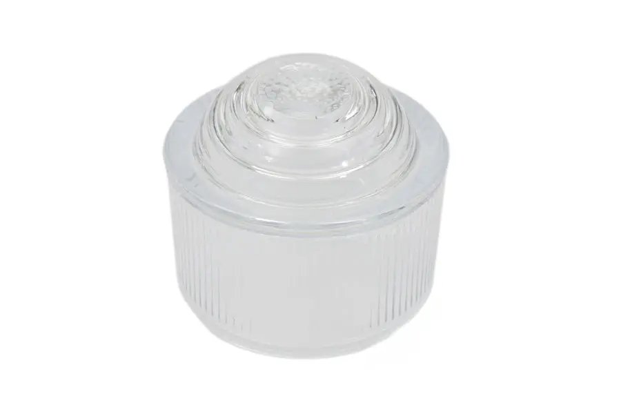Clear  Inchcup Style Inch Tail Lamp Lens - V-Twin Mfg. 1