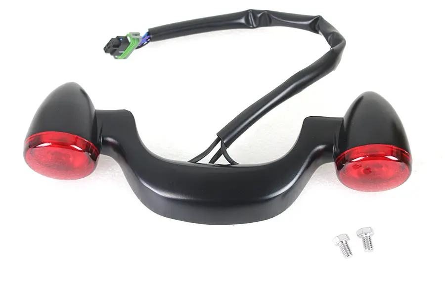 Black Fltrx Rear Turn Signal Bar Kit - V-Twin Mfg. 1