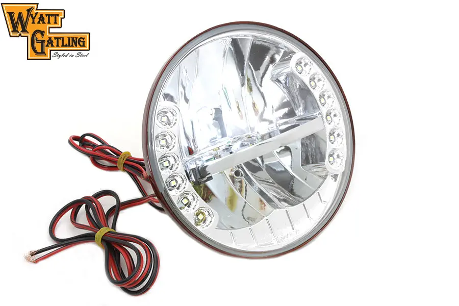 7 Inch Led Headlamp Assembly By Wyatt Gatling - V-Twin Mfg. 1