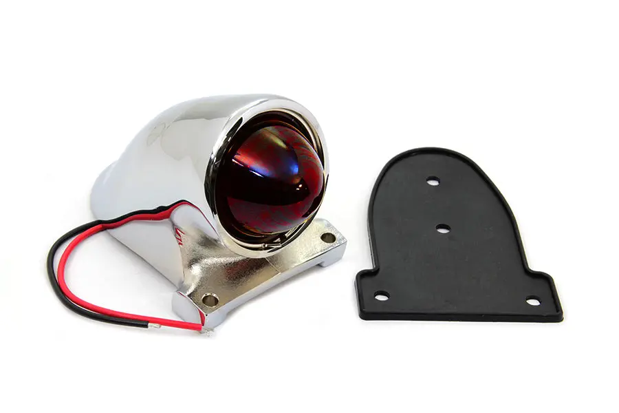 Chrome Pk Style Tail Lamp - V-Twin Mfg. 1