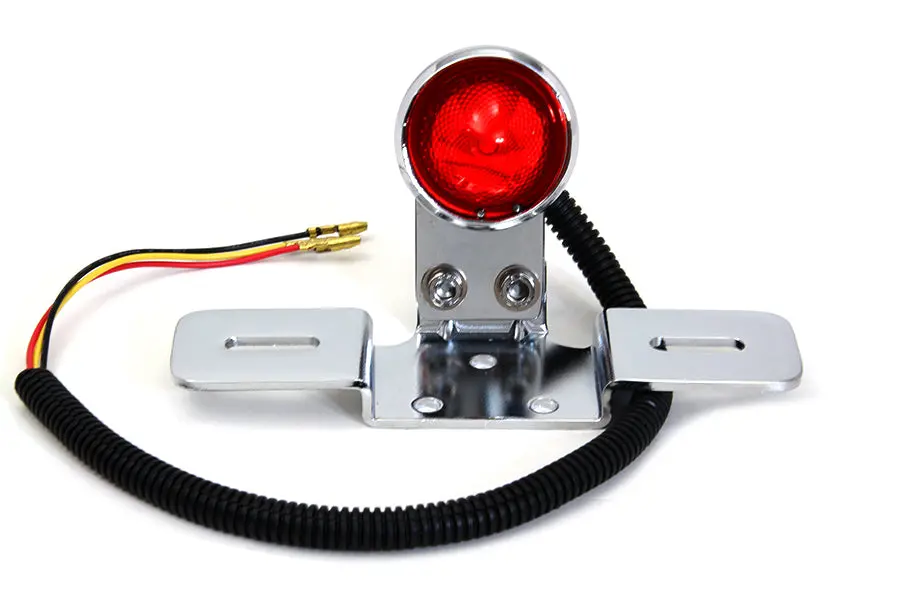 Chrome Universal Led Tail Lamp Assembly - V-Twin Mfg. 1
