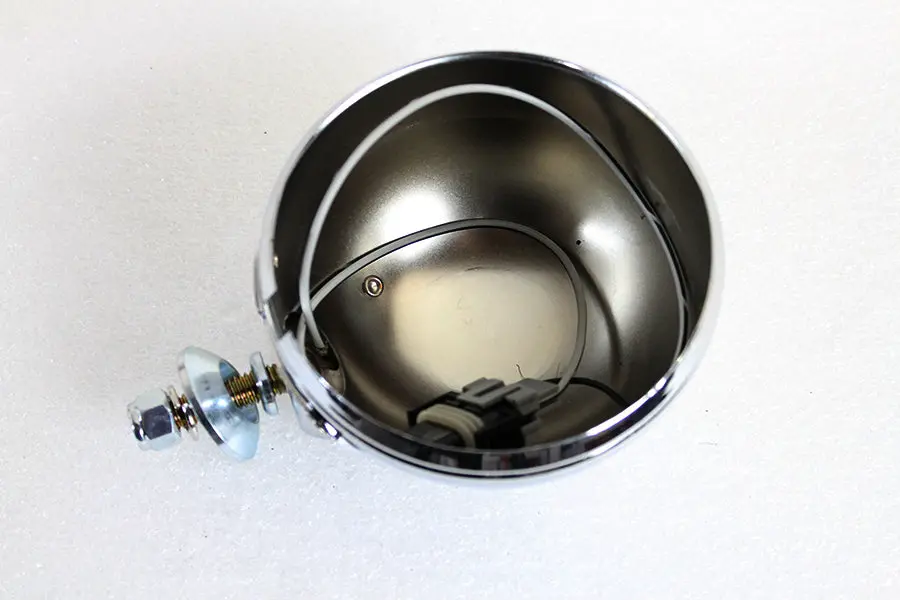Chrome Spotlamp Shell And Wire Kit - V-Twin Mfg. 1