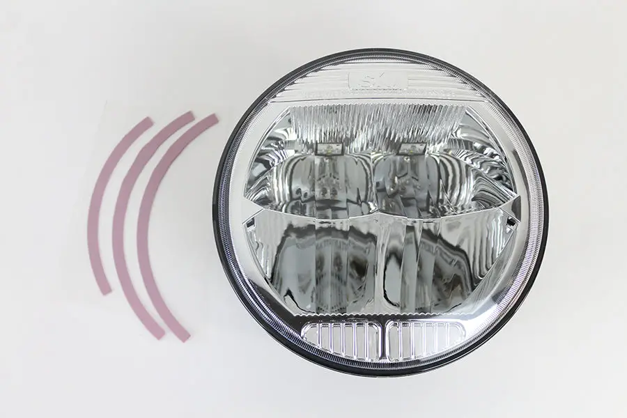 7 Inch Led Headlamp Unit - V-Twin Mfg. 1