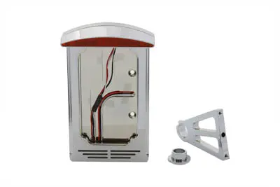 Vertical Tail Lamp Kit With Accent Light - V-Twin Mfg. 1