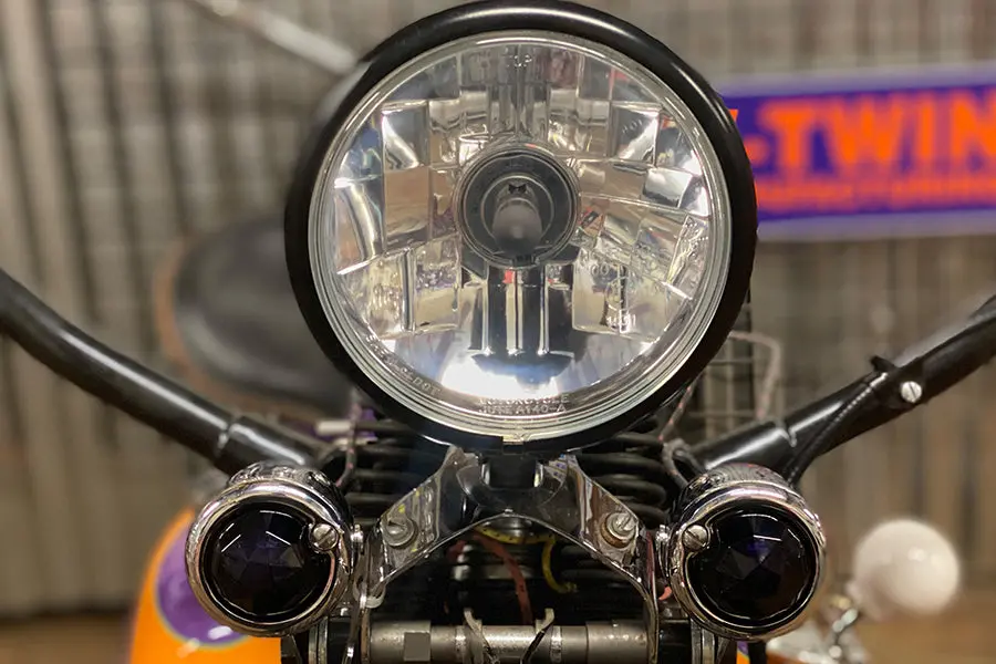 Tail Lamp Lens Set Faceted Purple - V-Twin Mfg. 1