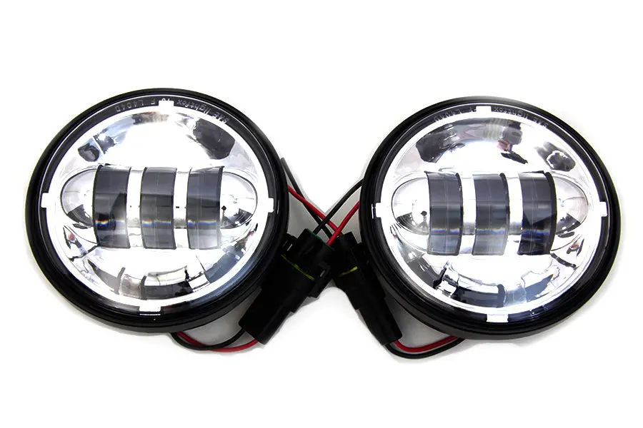 4-1/2 Inch Led Spotlamp Assembly Chrome - V-Twin Mfg. 1