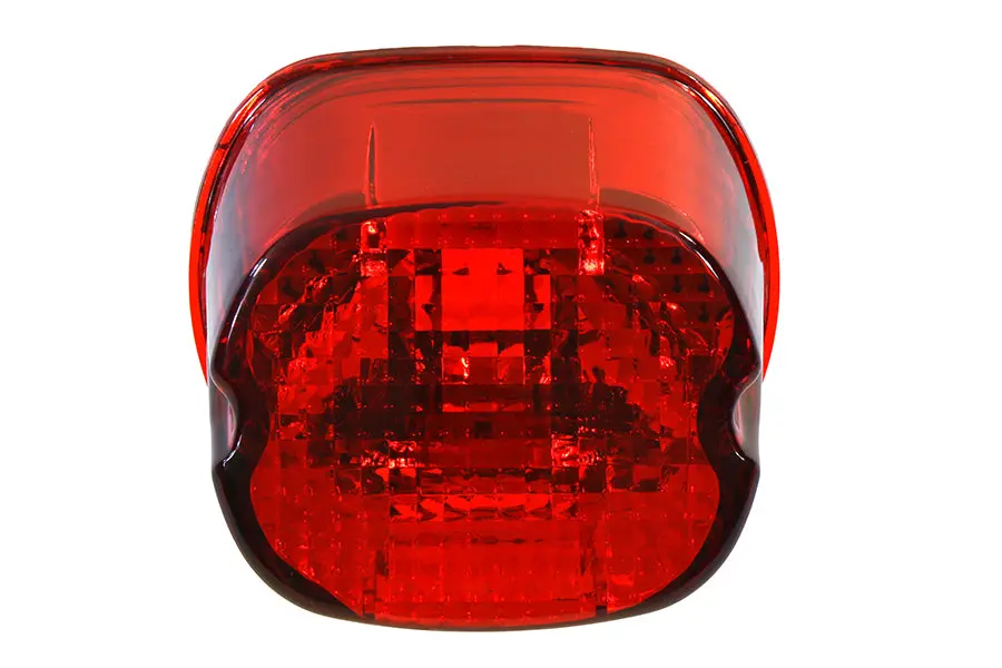 Tail Lamp Lens Laydown Style Red - V-Twin Mfg. 1