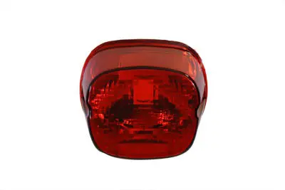Tail Lamp Lens Laydown Style Red - V-Twin Mfg. 1