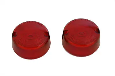 Turn Signal Lens Set Red - V-Twin Mfg. 1