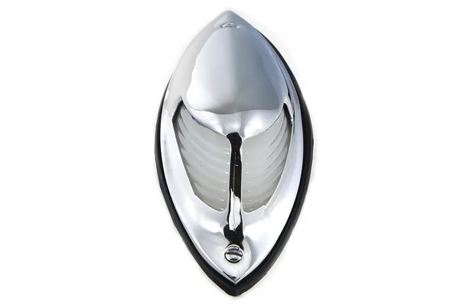 Replica Front Fender Lamp With Glass Lens 12 Volt - V-Twin Mfg. 1