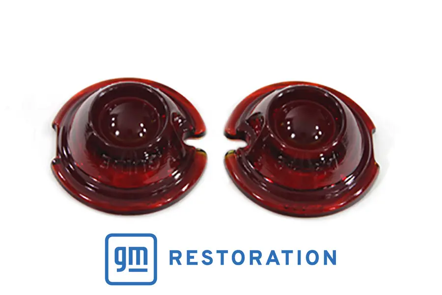 Replica Guide Bullet Marker Lamp Set Red - V-Twin Mfg. 1
