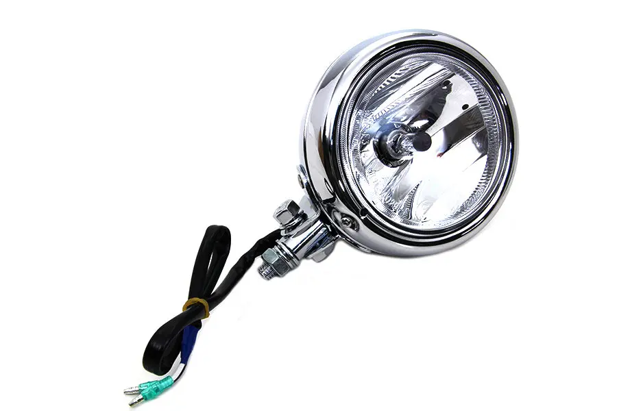 Diamond Cut H-3 Spotlamp With Clear Lens - V-Twin Mfg. 1