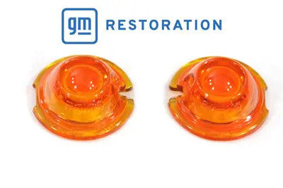 Replica Guide Bullet Marker Lamp Set Amber - V-Twin Mfg. 1