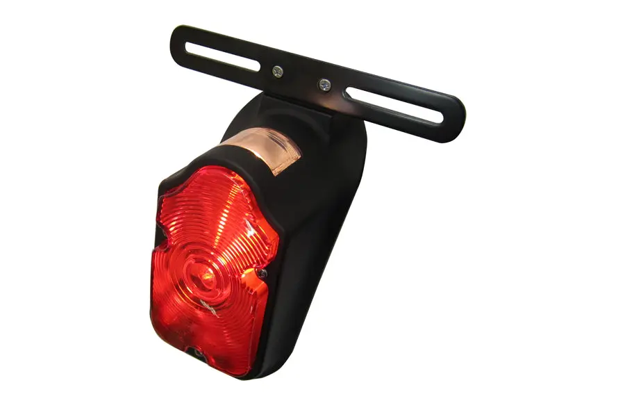 Black Tombstone Tail Lamp Assembly - V-Twin Mfg. 1