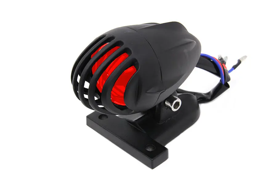 Black Rocket Style Tail Lamp - V-Twin Mfg. 1