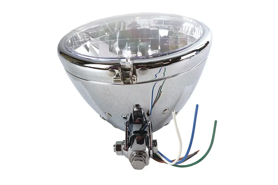 Spring Fork Style Headlamp Assembly Chrome - V-Twin Mfg. 1
