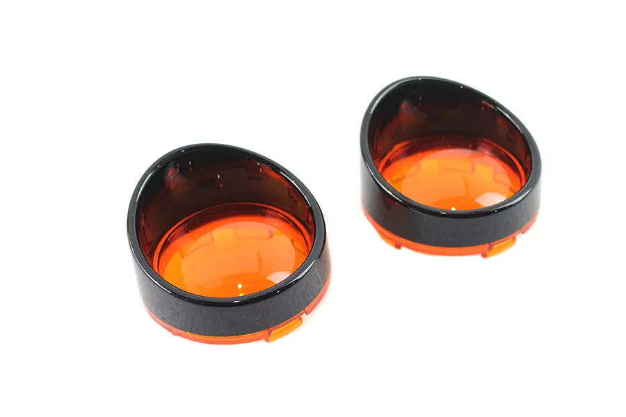 Deuce Style Turn Signal Set Amber - V-Twin Mfg. 1