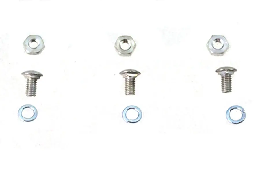 Horn  Carriage Bolt Set Cadmium - V-Twin Mfg. 1