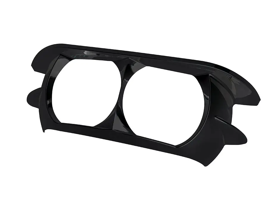 Road Glide Headlamp Trim Black - V-Twin Mfg. 1
