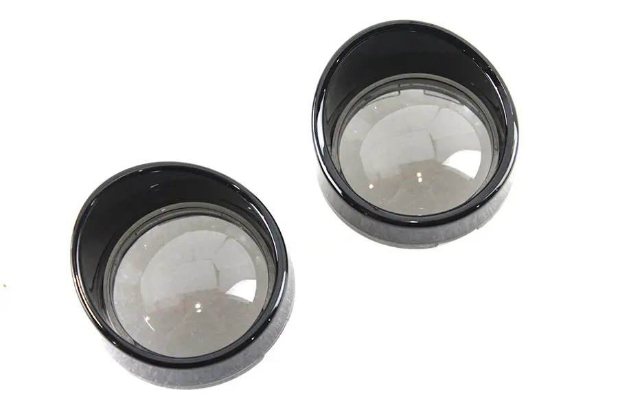 Deuce Style Turn Signal Visor Set Smoke - V-Twin Mfg. 1