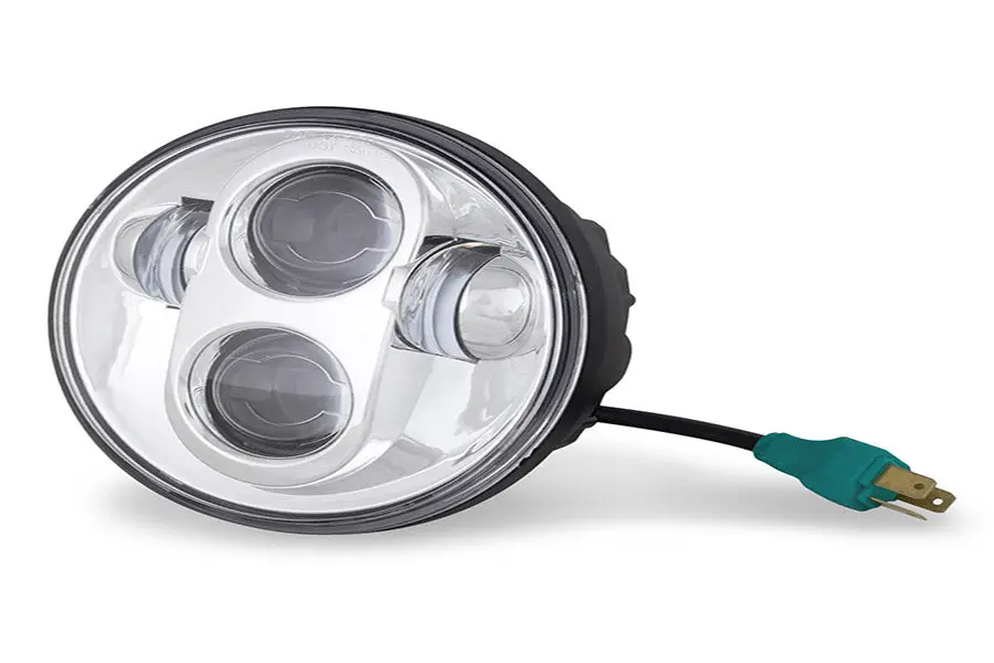 Cyron Urban 5-3/4 Inch Led Headlamp Unit Chrome - V-Twin Mfg. 1
