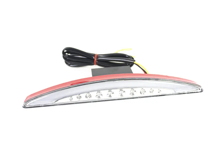 Slice Style Led Fender Mount Tail Lamp With Clear Lens - V-Twin Mfg. 1