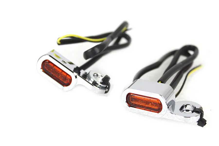 Chrome Led Turn Signal Set - V-Twin Mfg. 1