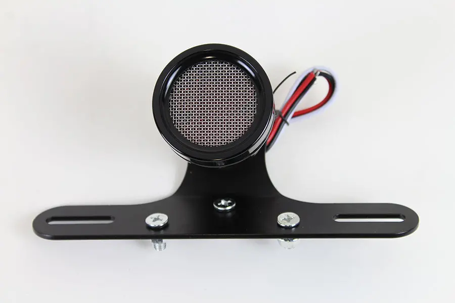 Led Search Light Tail Lamp Assembly Black - V-Twin Mfg. 1