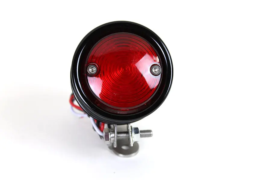 Led Bullet Tail Lamp Assembly Black - V-Twin Mfg. 1