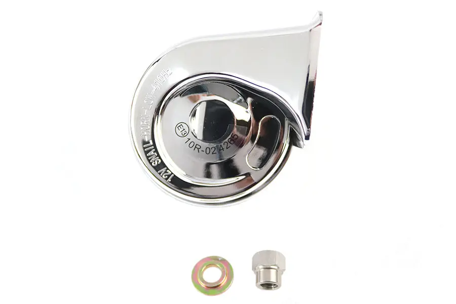Chrome Cow Bell Horn - V-Twin Mfg. 1