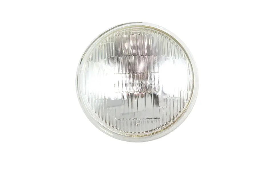 4-1/2 Inch 12 Volt Sealed Beam Flute Lens - V-Twin Mfg. 1