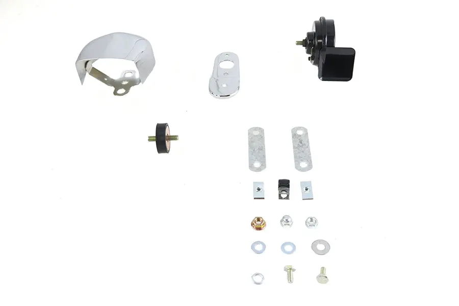 Softail Horn Kit With Chrome Cover - V-Twin Mfg. 1