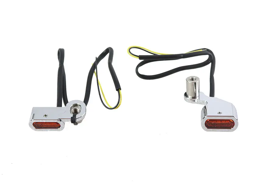 Chrome Led Turn Signal Set - V-Twin Mfg. 1
