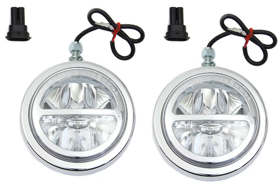 4-1/2 Inch Led Spotlamp Set - V-Twin Mfg. 1