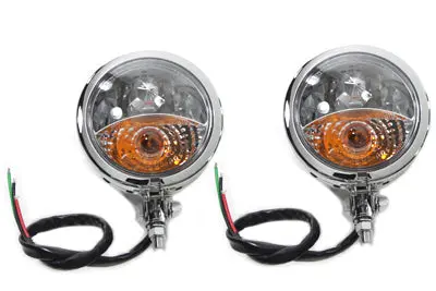 Chrome Spotlamp Assembly Set - V-Twin Mfg. 1