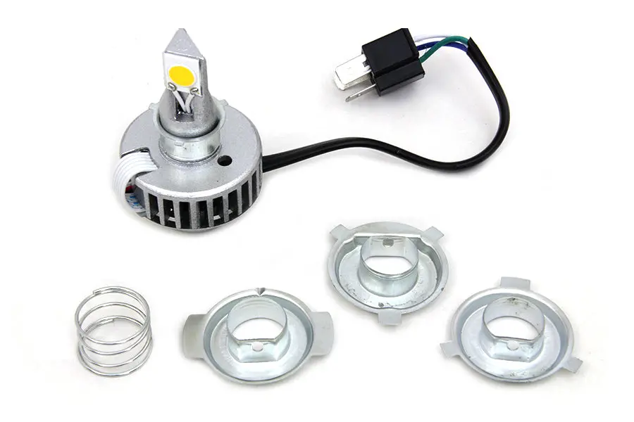 Yellow Led H4 Replacement Bulb Kit - V-Twin Mfg. 1
