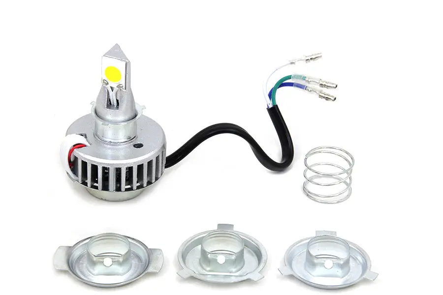 Yellow Led H4 Replacement Bulb Kit - V-Twin Mfg. 1