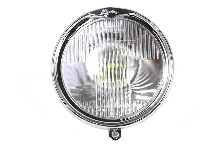 Indian Large 6 Volt Headlamp - V-Twin Mfg. 1