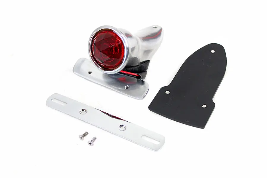 Bates Bobber Tail Lamp Assembly Polished - V-Twin Mfg. 1