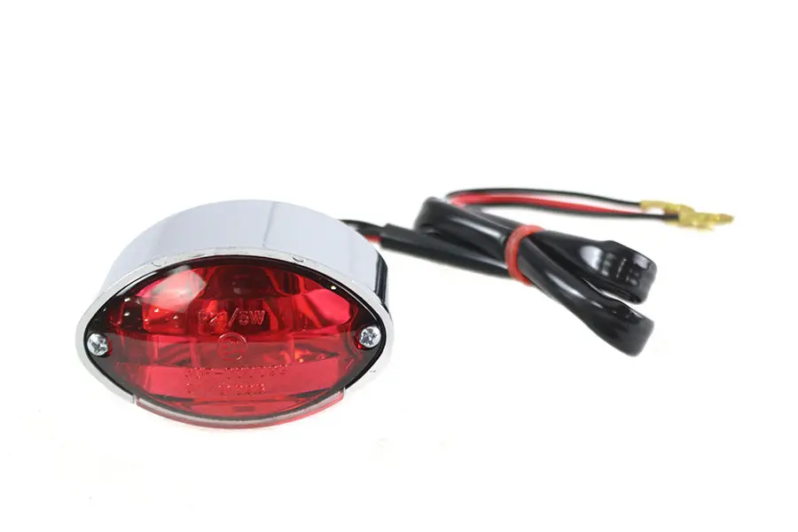 Micro Cateye Tail Lamp Chrome - V-Twin Mfg. 1