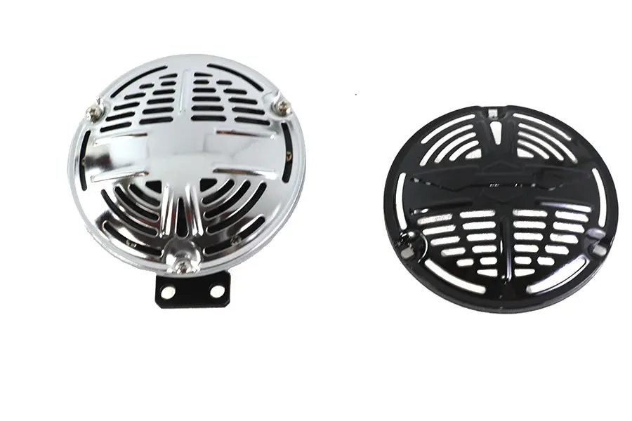 12 Volt Spring Horn With Black Face - V-Twin Mfg. 1