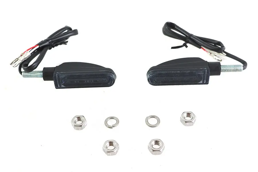 Led Turn Signal Set Black - V-Twin Mfg. 1