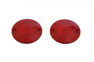 Turn Signal Lens Set Red Front - V-Twin Mfg. 1