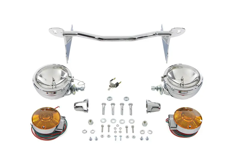 Chrome Spotlamp Kit - V-Twin Mfg. 1
